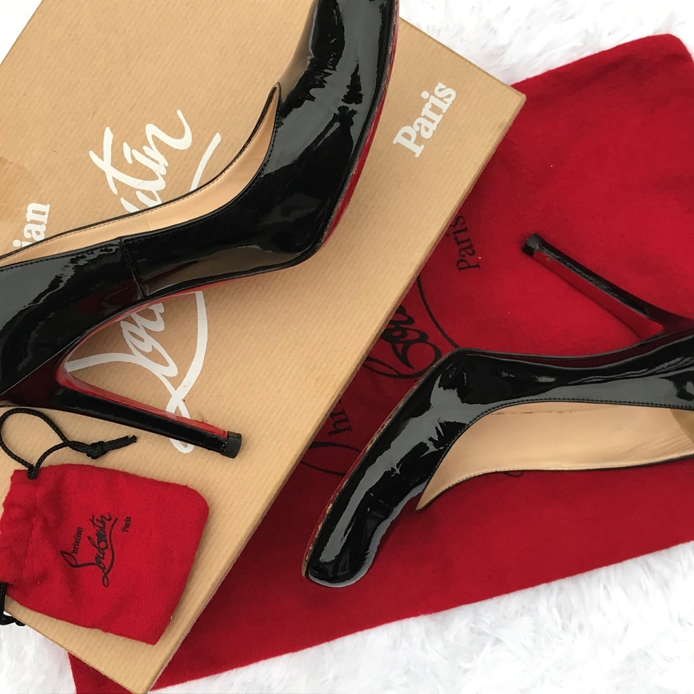 Authentic Christian Louboutin Paris Women Pumps Bl - Picture 7 of 8